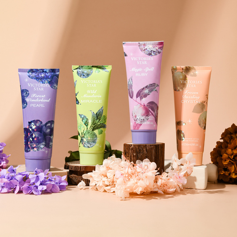 跨境外贸香氛身体喷雾欧美花果香滋润身体乳清爽不油腻厂家批发