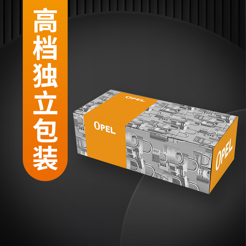 OPEL all-copper core safety iron padlock head waterproof lock, dust-proof PVC plastic casing padlock, rubber-coated lock, outdoor Application Scenario