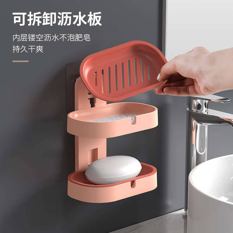 吸盘肥皂盒实物图