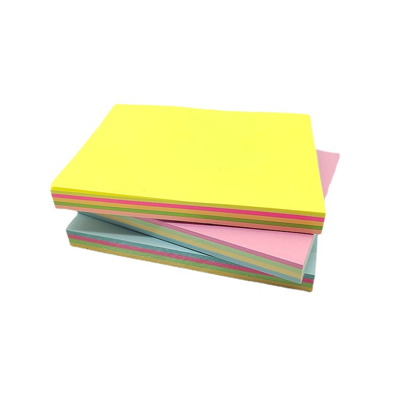 Sticky notes made of fluorescent paper measuring 3 cm by 3 cm are convenient and easy to use Item Picture