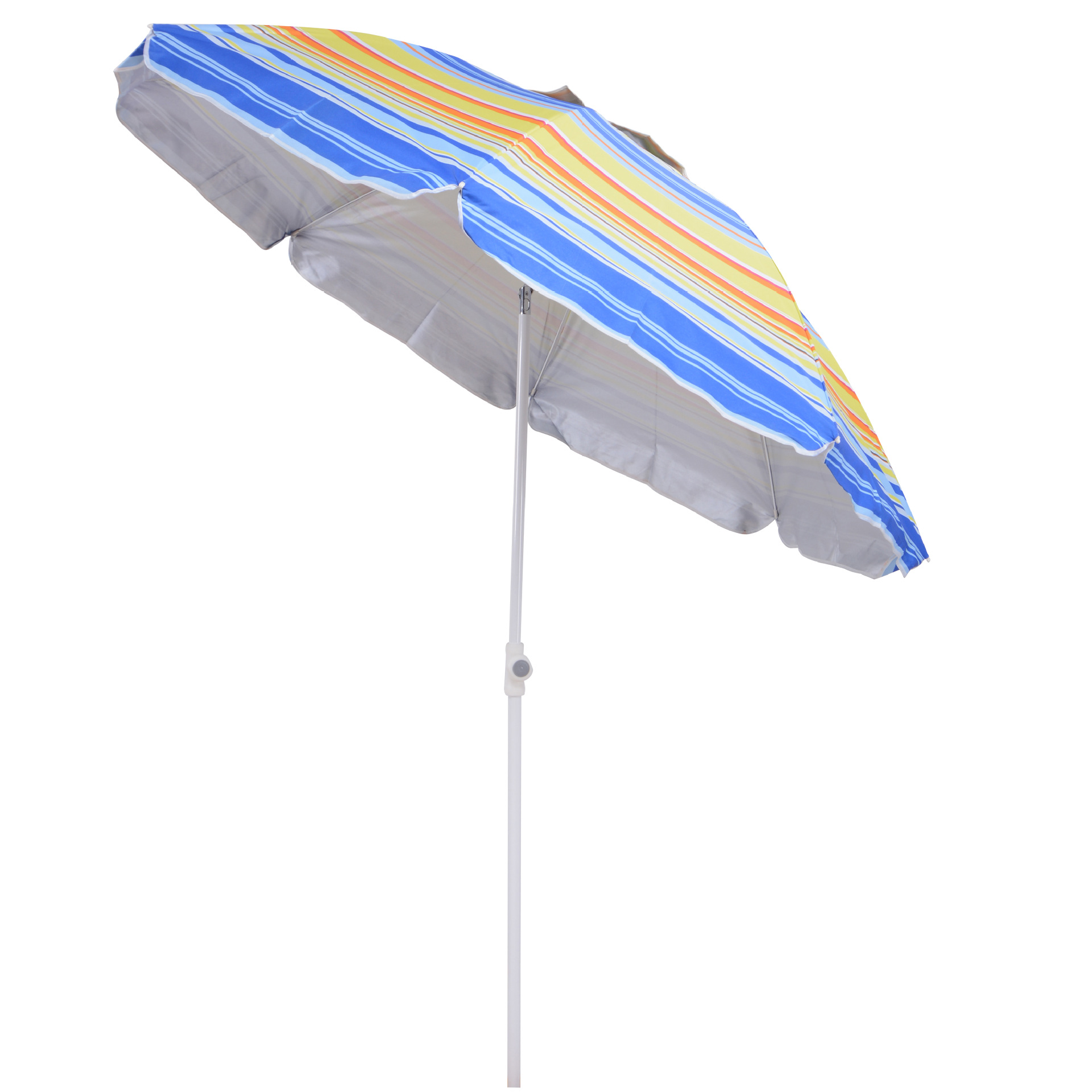Fabricante al por mayor publicidad al aire libre sombrilla 2.4m rayas color sombra sunbrella playa sunbrella details Picture