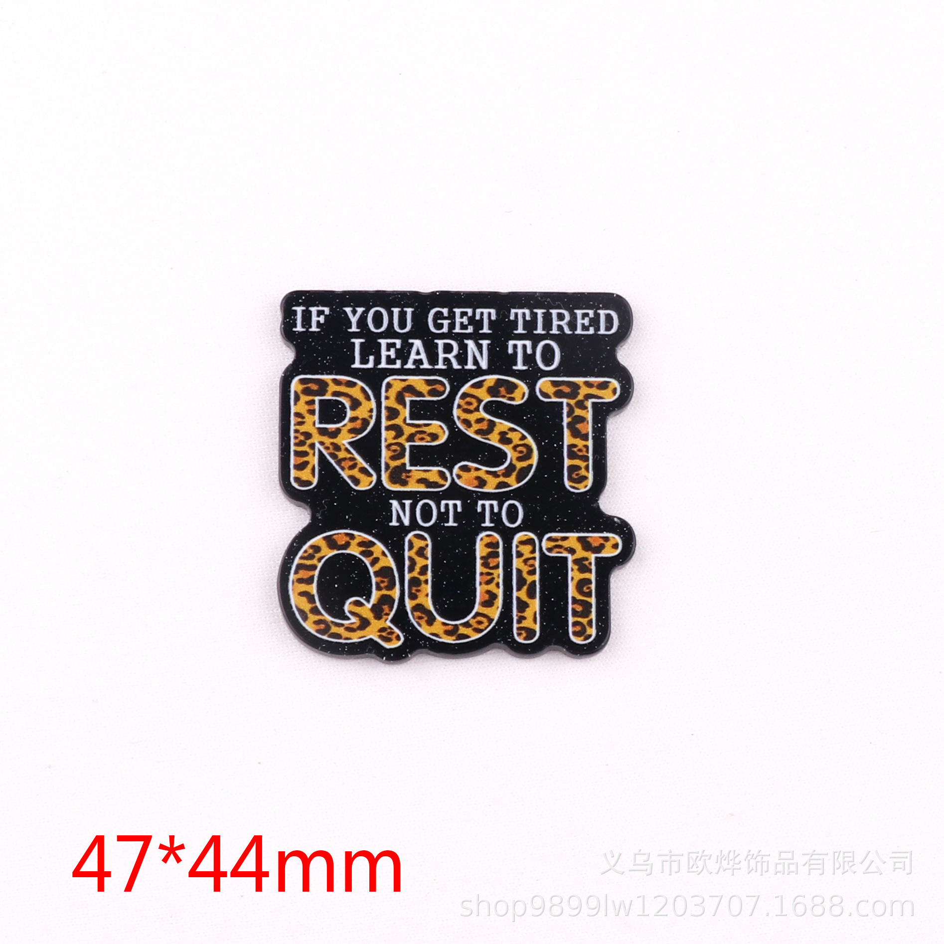 New Cartoon Cross-Border Medical Series Arc Flash Powder Letter Cat Crab Bag Jewelry Acrylic Diy Accessories details Picture