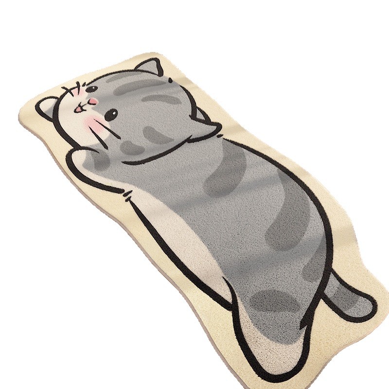 Irregular-shaped French fries, puppy imitation cashmere thickened bedside blanket, anti-slip and breathable cotton and linen base carpet floor mat, household dirt-resistant, cross-border export factory processing polyurethane floor mat, waterproof and anti-slip soft mat, industrial floor mat, tent floor mat, outdoor floor Item Picture
