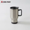 Wholesale of heat transfer printed car cups, stainless steel personalized car insulated cups, creative portable cups with handles and coated cups Specification image