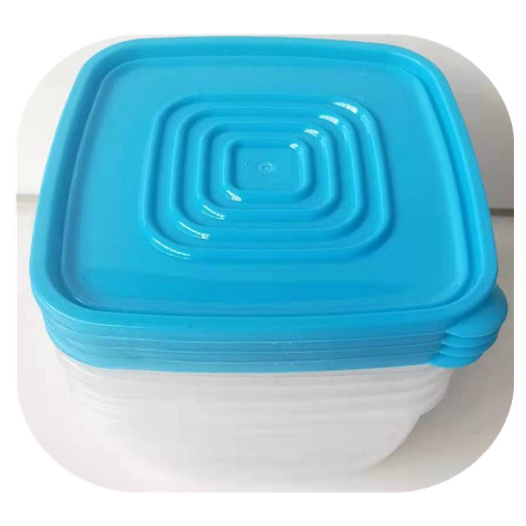 Xinyuan Four-piece set PP material square plastic food storage box, vegetable and fruit box manufacturer wholesale Item Picture