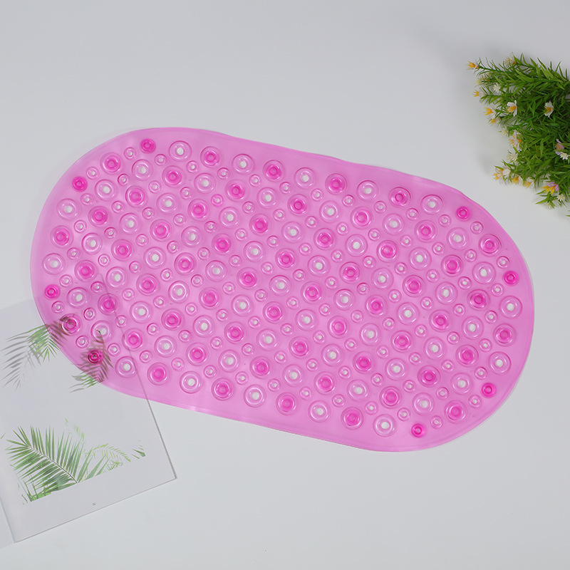 PVC甜甜圈防滑浴室垫附有吸盘设计简约美观舒适安全健康详情图2