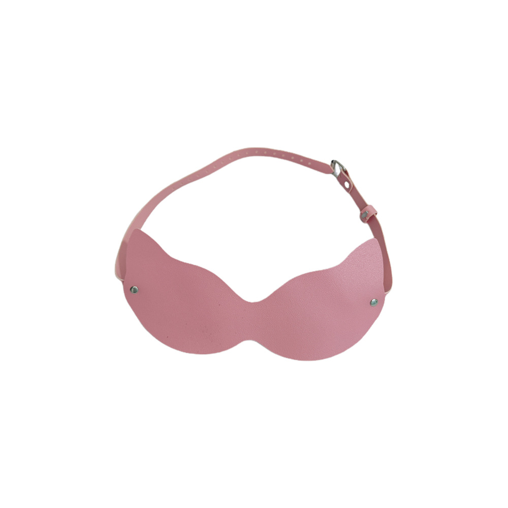 Black female sex mask Halloween Party eye mask Leather eye mask Adult items prop sex SM mask Item Picture