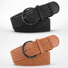 2024韩版小众设计复古腰带女新款牛仔裤装饰棕色星星高级感pu皮带详情1