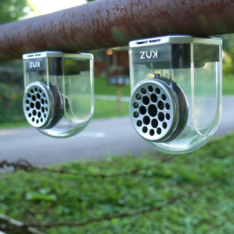 KNZ 便携式磁性底座组合蓝牙音箱重低音立体环绕声透明音箱一拖二