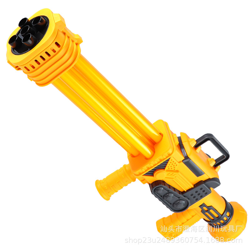Carefully selected extra-large Gatling pull-out water cannon, a perfect tool for rafting water fights, and wholesale of children's street water gun toys Item Picture
