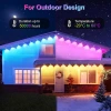 Cross-border best-selling eave lamp mobile APP, Bluetooth and Wi-Fi control, colorful tdce eave lamp, outdoor waterproof eave details Picture