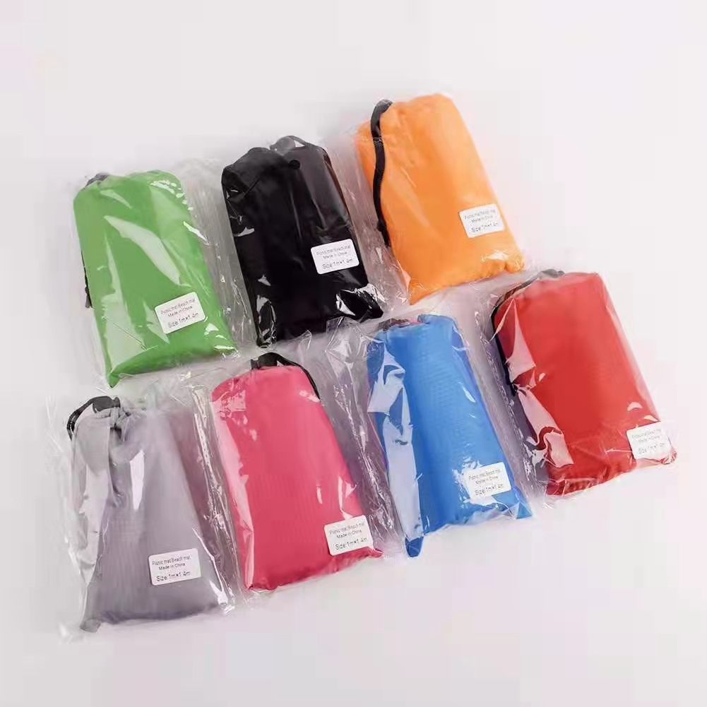 New Beach Mat Outdoor Ultra Light Waterproof Mat Waterproof Camping Picnic Mat Pocket Portable Sand Polyester Beach Mat Specification drawing