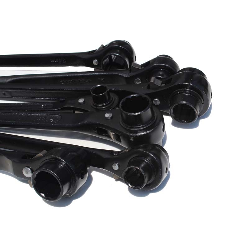 尖尾扳手棘轮扳手双头双口尖头尖尾尖柄快速手架子工套筒详情图2