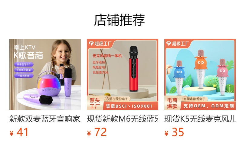 定制P2无线蓝牙音响家庭ktv话筒一体麦克风组合手机K歌神器专用详情5