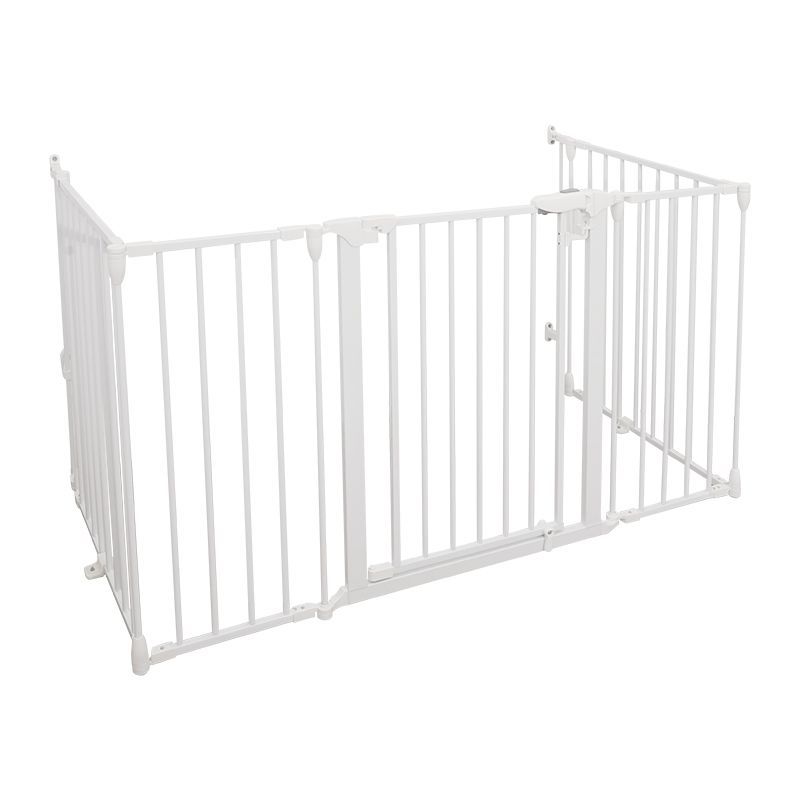 Pet door railings without holes, L-shaped and U-shaped door railings, baby guardrails, living room pet dog fences, isolation fences, dog cages for protection Item Picture