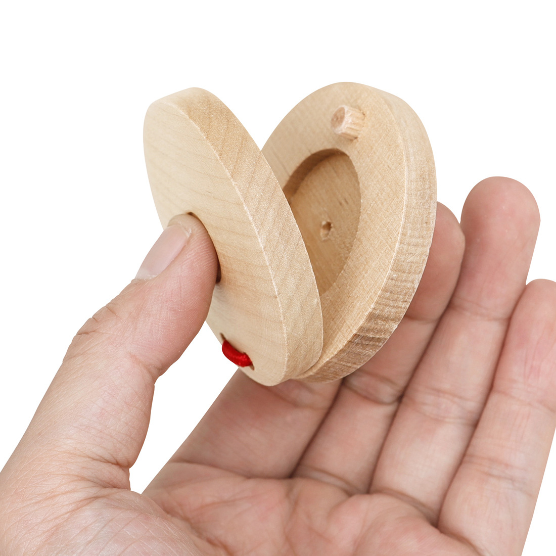 Orff Instruments Wooden Clapper Round Dance Board Wooden Clapper Children's Early Education Toys Percussion Instruments Allegro Wholesale details Picture