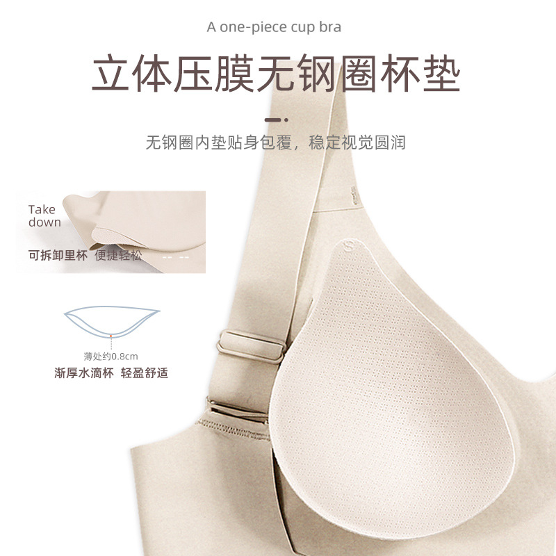 Perylin's new women's comfortable thin cup bra without underwire, yoga and running sports underwear Application Scenario