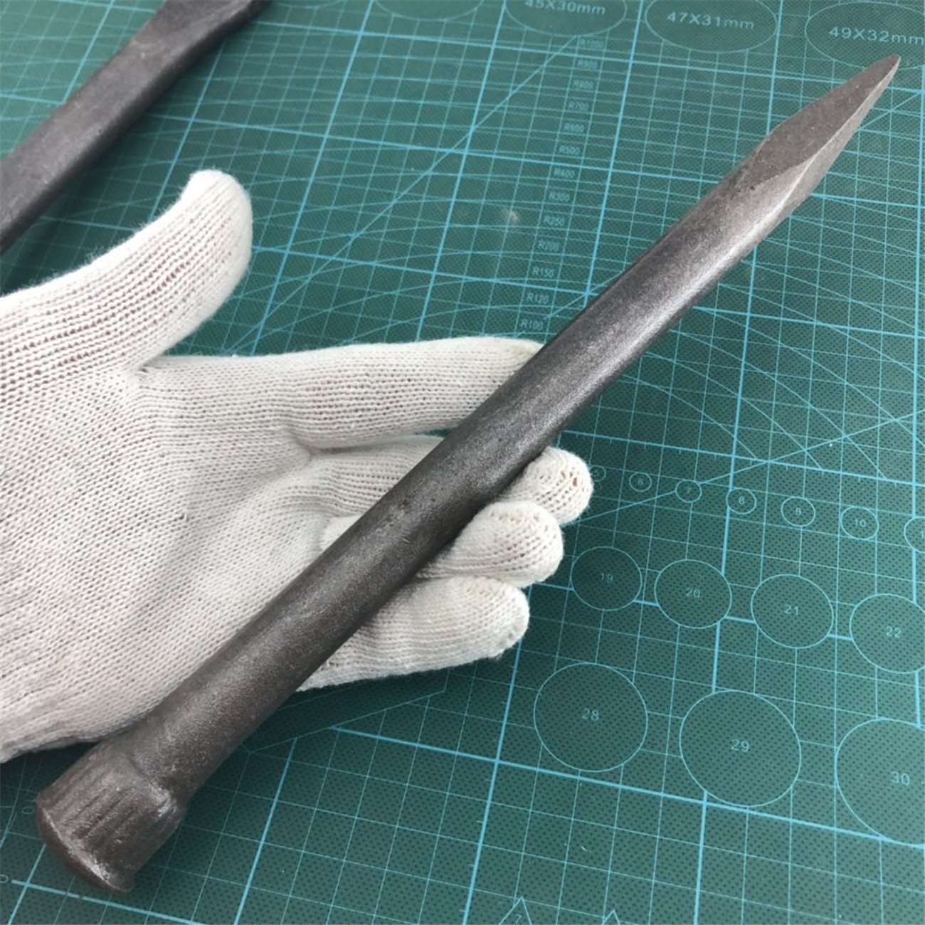 Chisels, high carbon steel chisels, forging chisels, tools, super-hard stone steel chisels, hand stonemasons, sample punches, splitting stone tools details Picture