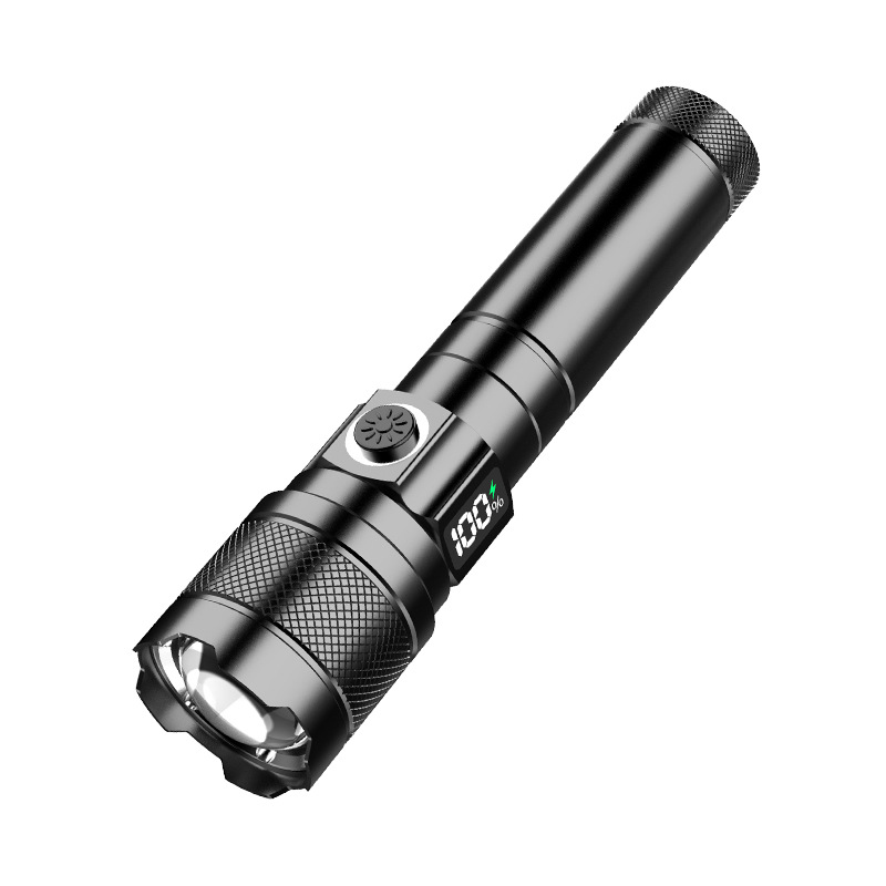 手电筒/手电筒学生超长户外/1号干电池手电筒/g40/小手电筒白底实物图