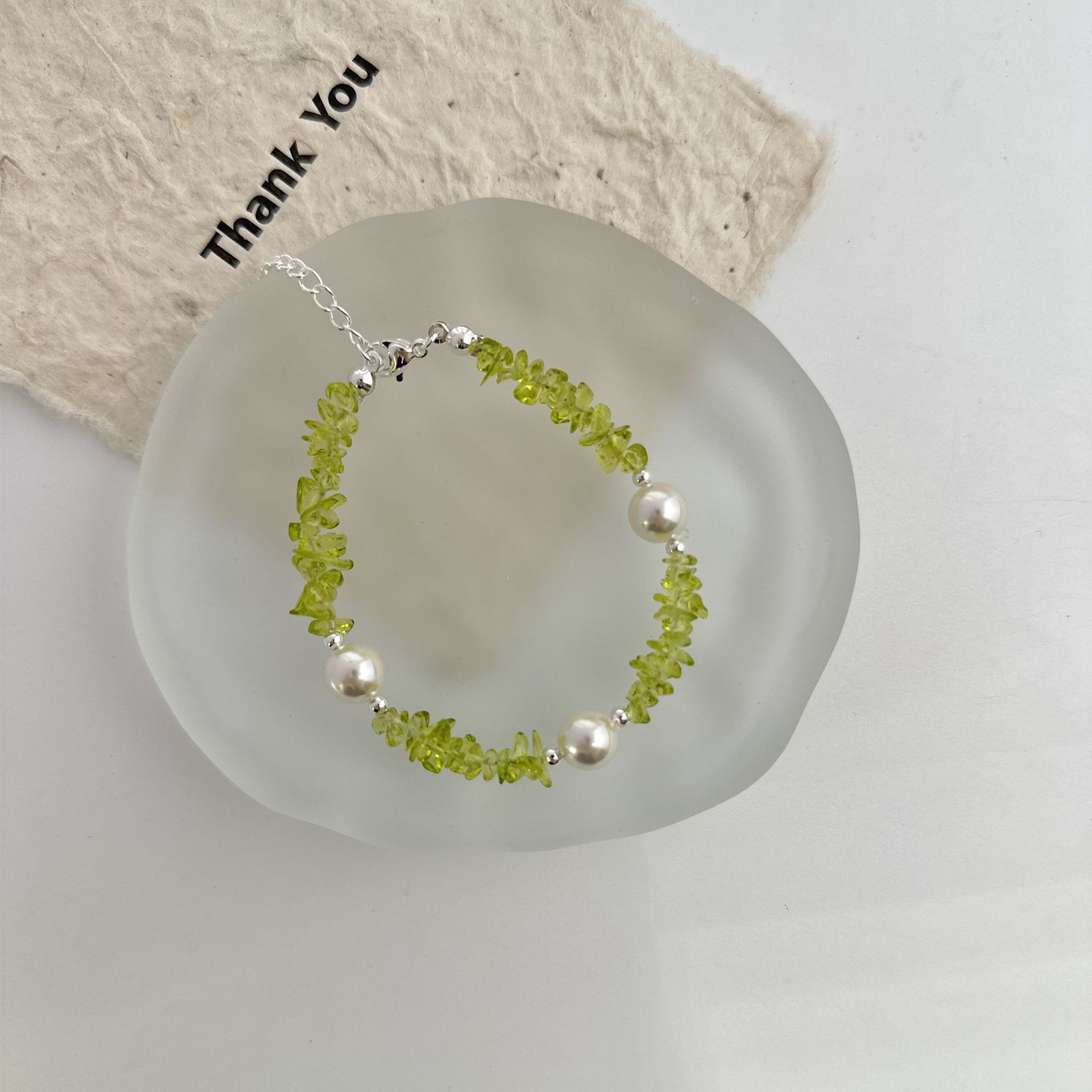 The Wizard of Oz series necklace for women, Baroque pearl necklace, light luxury, niche natural stone collarbone chain bracelet for women pic 8