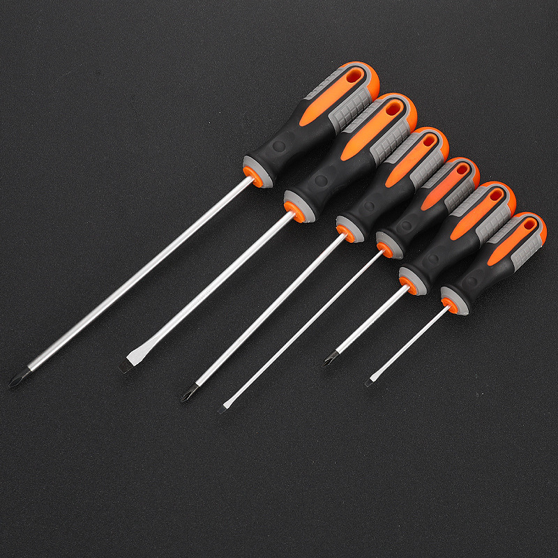 Manufacturers Jiutong Manual Cross Tri-Color Handle Screwdriver Multi-Function Strong Magnetic Durable Screwdriver Application Scenario