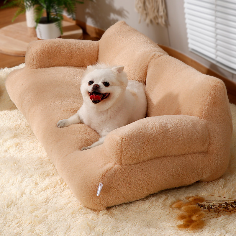 Wholesale winter cat beds, warm large-sized cat sofas, universal pet dog beds, pet bed cushions, cat beds, cat supplies details Picture