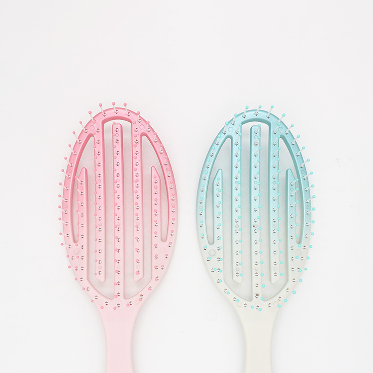 Factory New Scalp Massage Comb Elastic Comb Teeth Air Cushion Comb Mosquito Coil Comb Fluffy Shape Rib Comb Can Be Customized Specification drawing