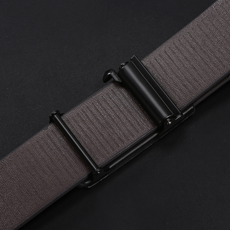 Stall Belt Men 94 Lines Inside Wear Toothless Automatic Buckle Belt Fashion All Commercial Aviation Belts Wholesale details Picture