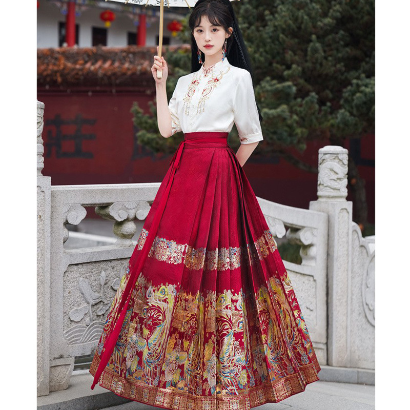 汉服/汉服女/汉家儿女/篁园/民族舞蹈服细节图