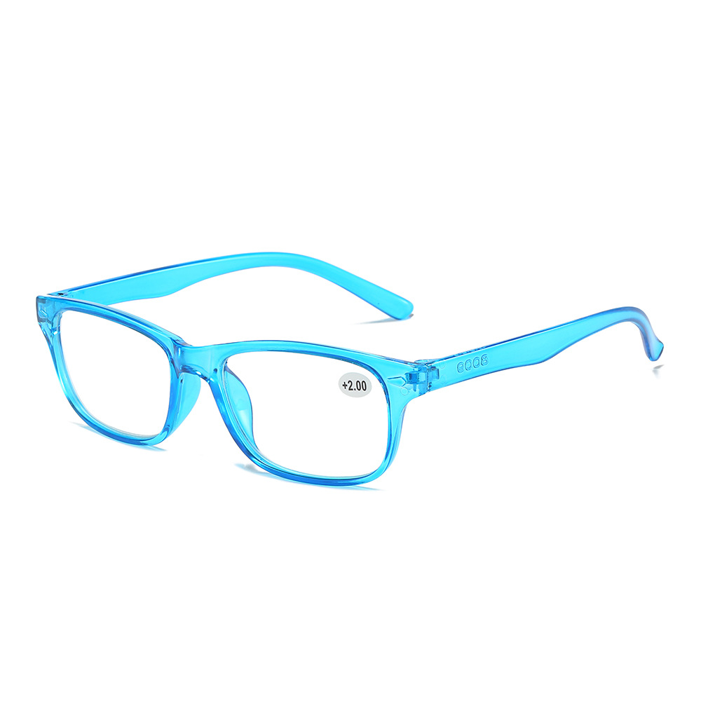 New transparent and simple full-frame plastic reading glasses, high-definition portable reading glasses, comfortable for both men and women, wholesale Application Scenario