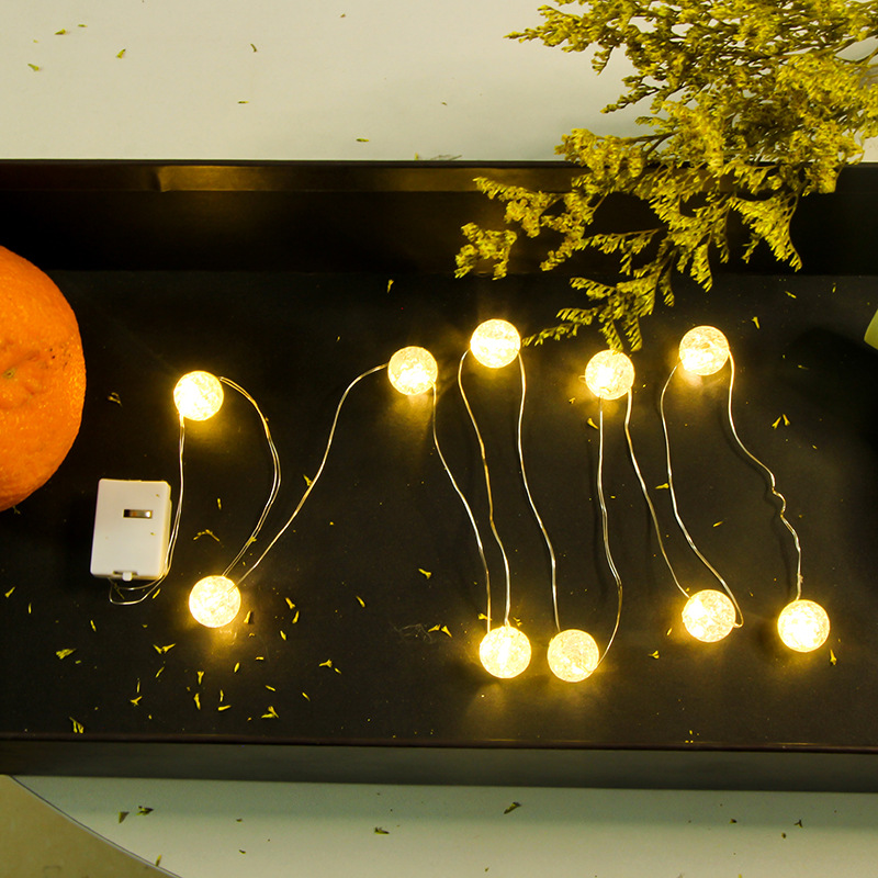 Yangwa Led Light String Flower Cake Decoration Small White Box Light String Three Grade Brightness Light Gift Box Decorative Light String Lights details Picture
