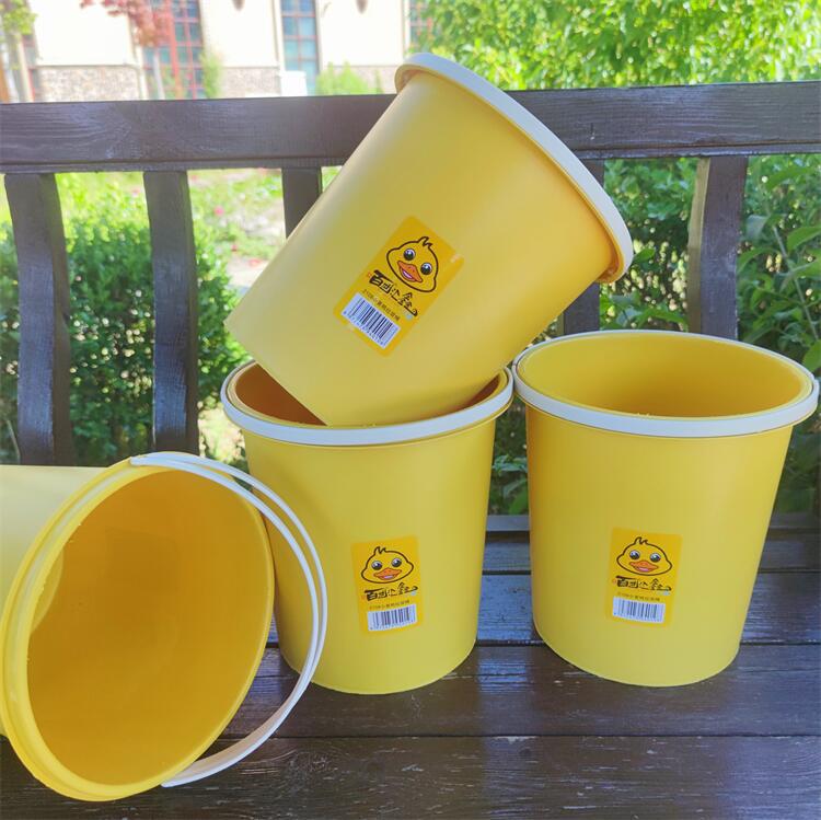 小黄鸭垃圾桶产品图