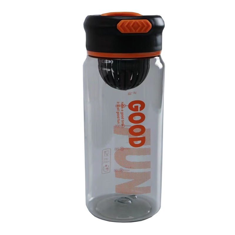 High Appearance Level Portable Handy Cup Male Female Large Capacity Transparent Student Sports Drinking Plastic Cup With Lid Item Picture