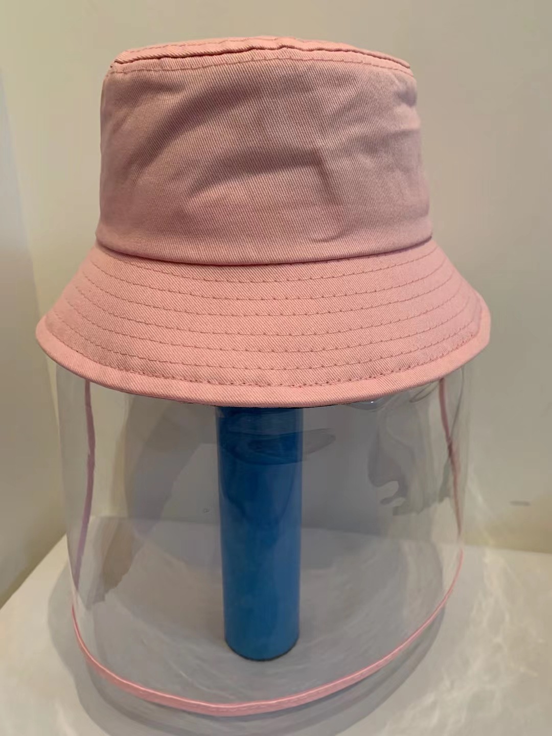 Children's Fisherman Hat Sun Protection Eye Protection All Cotton Anti-Droplet Basin Hat Korean Version Of All-Cover Face Shield details Picture