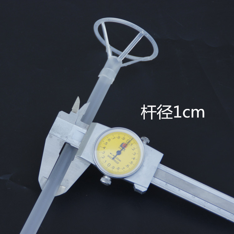 70cm transparent bouncy ball balloon support pole, large hand-held aluminum film ball pole details Picture