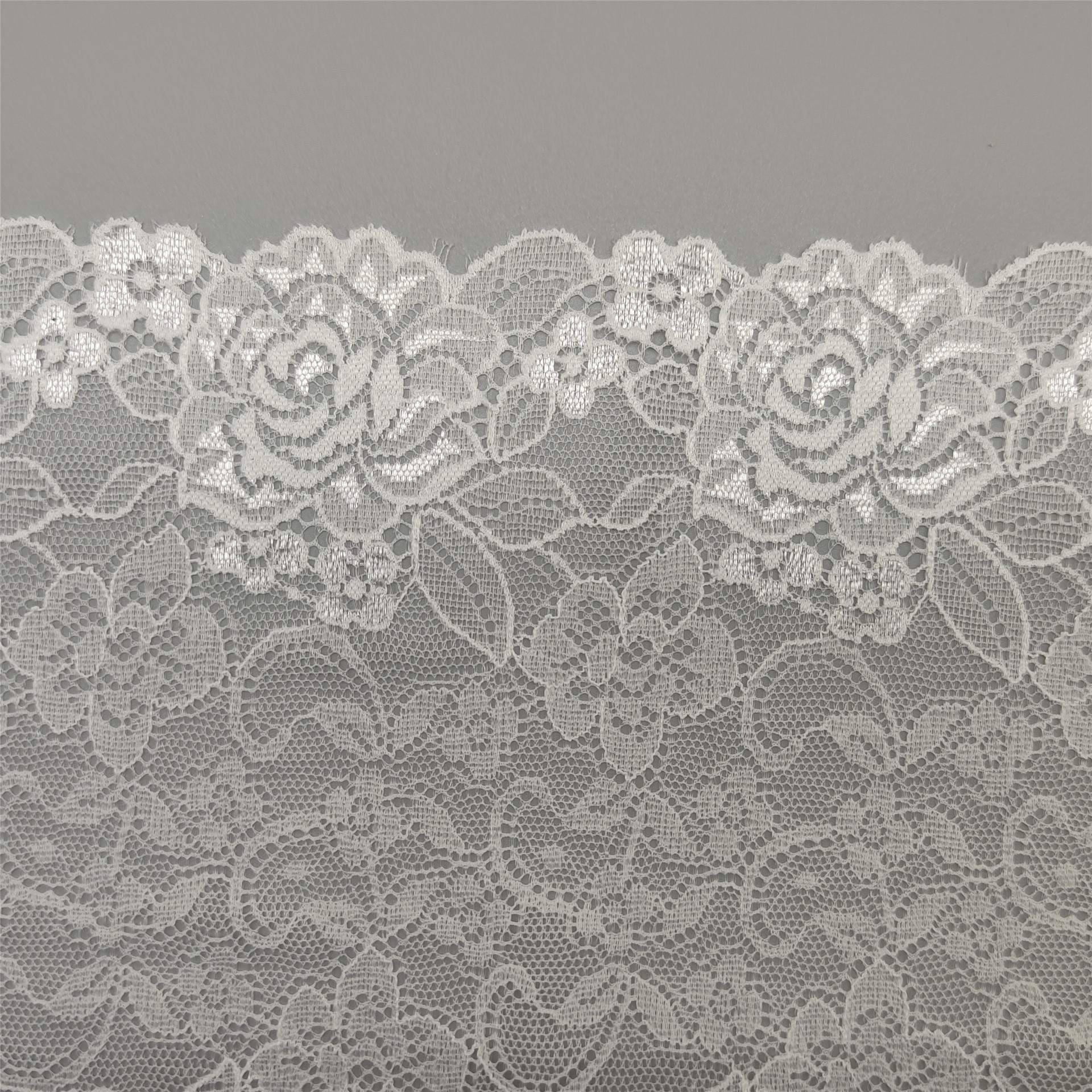 New 22.5cm exquisite elastic lace trim clothing accessories diy lace trim brocade elastic lace Item Picture