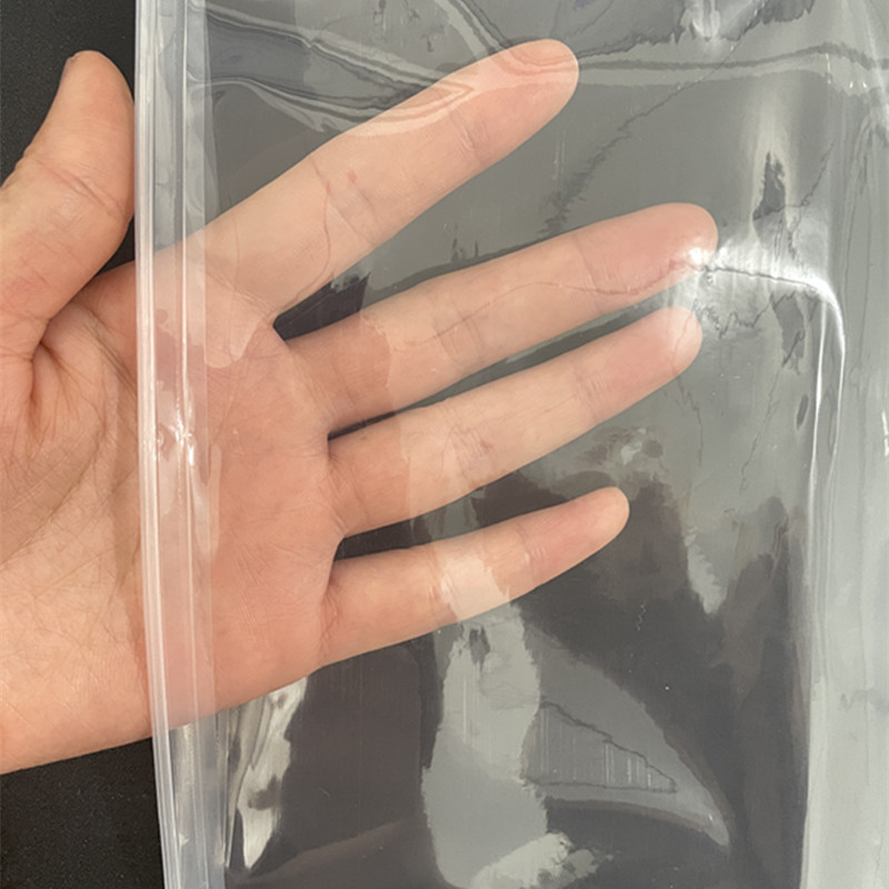 Clothing Zipper Bag 16 Wire Thickened Sanded Bag High Transparent Women's Bag Eva Spot Silk Plastic Bag Application Scenario
