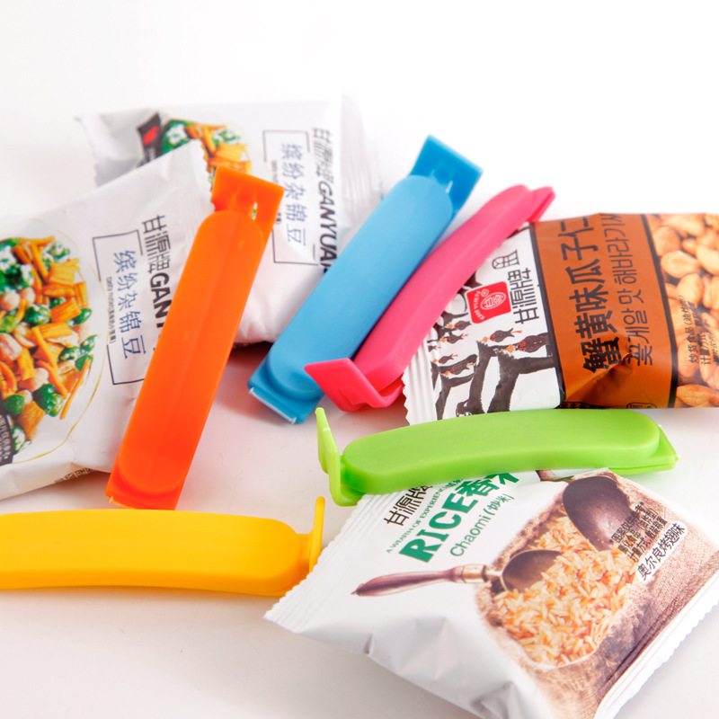 Hot-selling 7CM plastic sealing clip J household moisture-proof sealing clip Tea clip, bag clip, snack clip sealing device