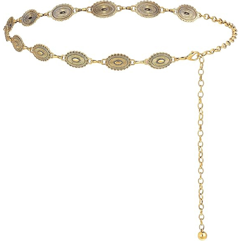 Amazon waist chain is a fashionable accessory for women. It pairs well with skirts, suit belts, sweaters and chain waist covers for summer Item Picture