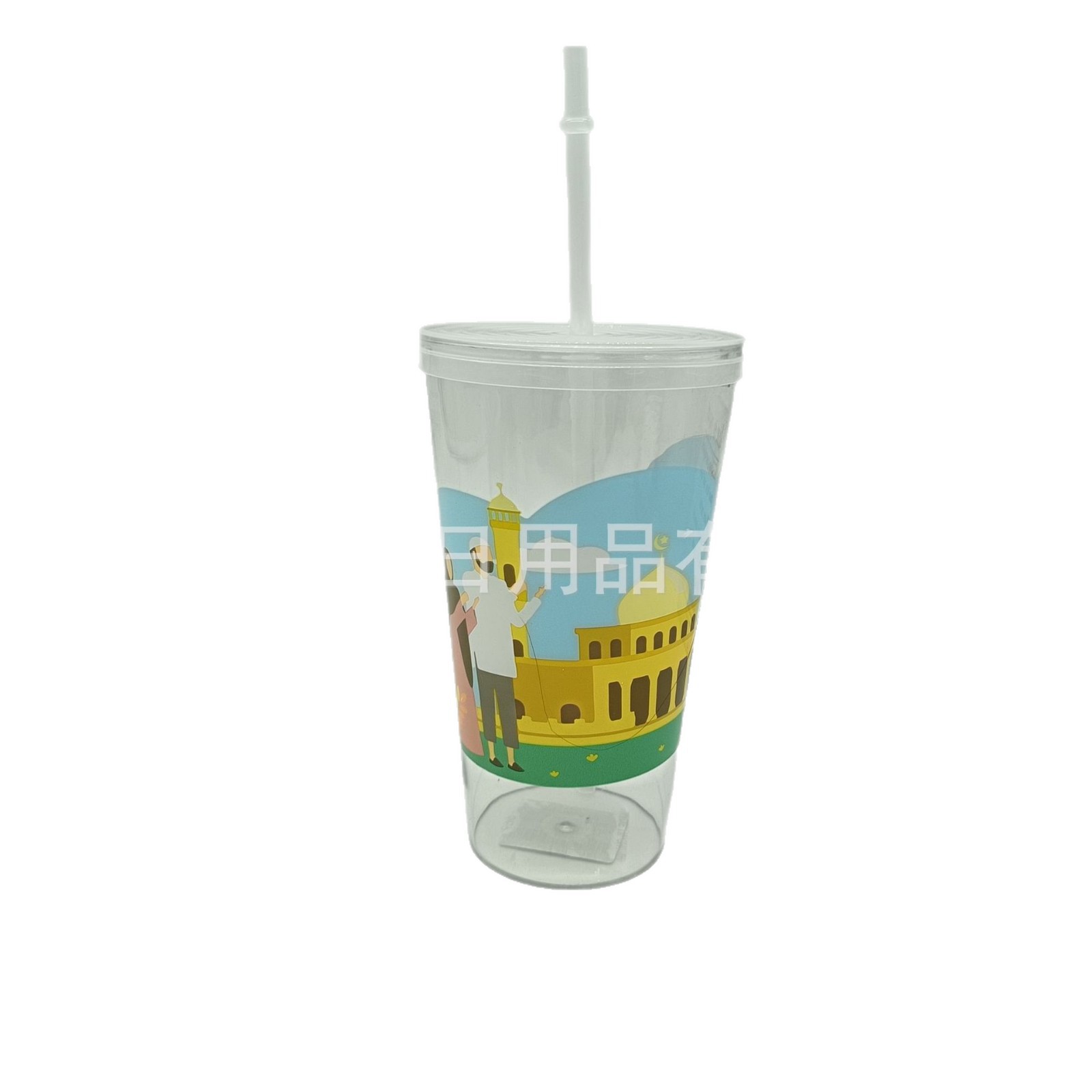 Wholesale and purchase of cross-border best-selling transparent pet material light luxury high-end juice cups, water cups and beverage cups Item Picture