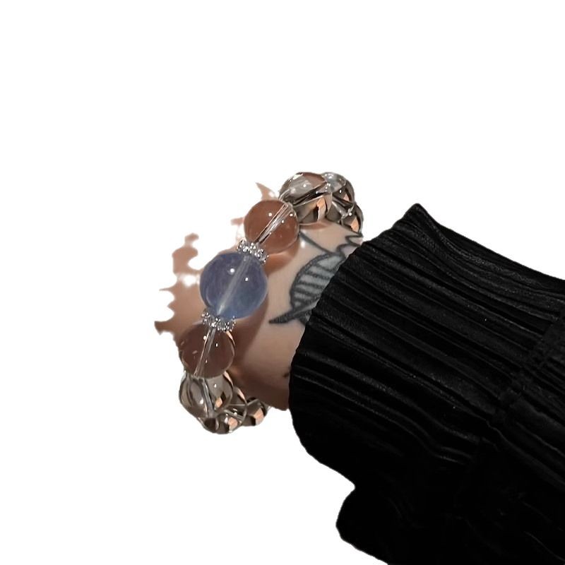 Aquamarine white crystal bracelet for Women 2025 New bestseller, light luxury, niche and high-end style, a Valentine's Day gift for your girlfriend Item Picture