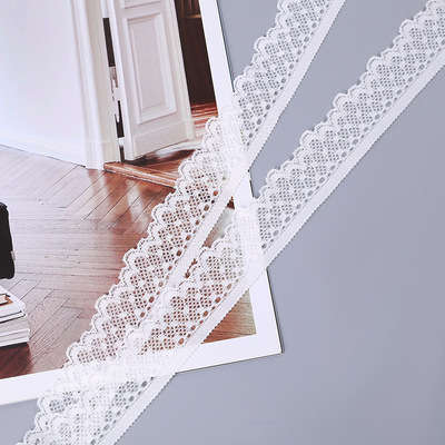 High-elasticity lace trim, soft cotton cutout clothing accessories, shoulder straps, underwear decoration materials
