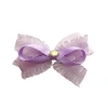 New early spring Korean-style sweet multi-layer mesh webbing bow, children's side clip, top clip, pressure clip hair accessory and headwear Item Picture