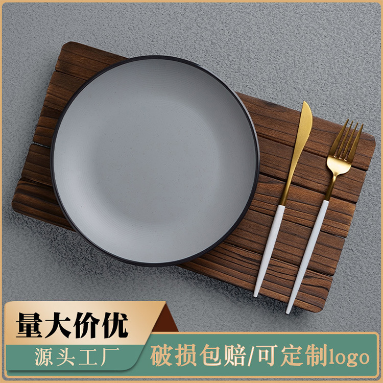 盘子/塑料餐盘/欧洲盘子/烧烤盘酒店用品/玻璃盘产品图