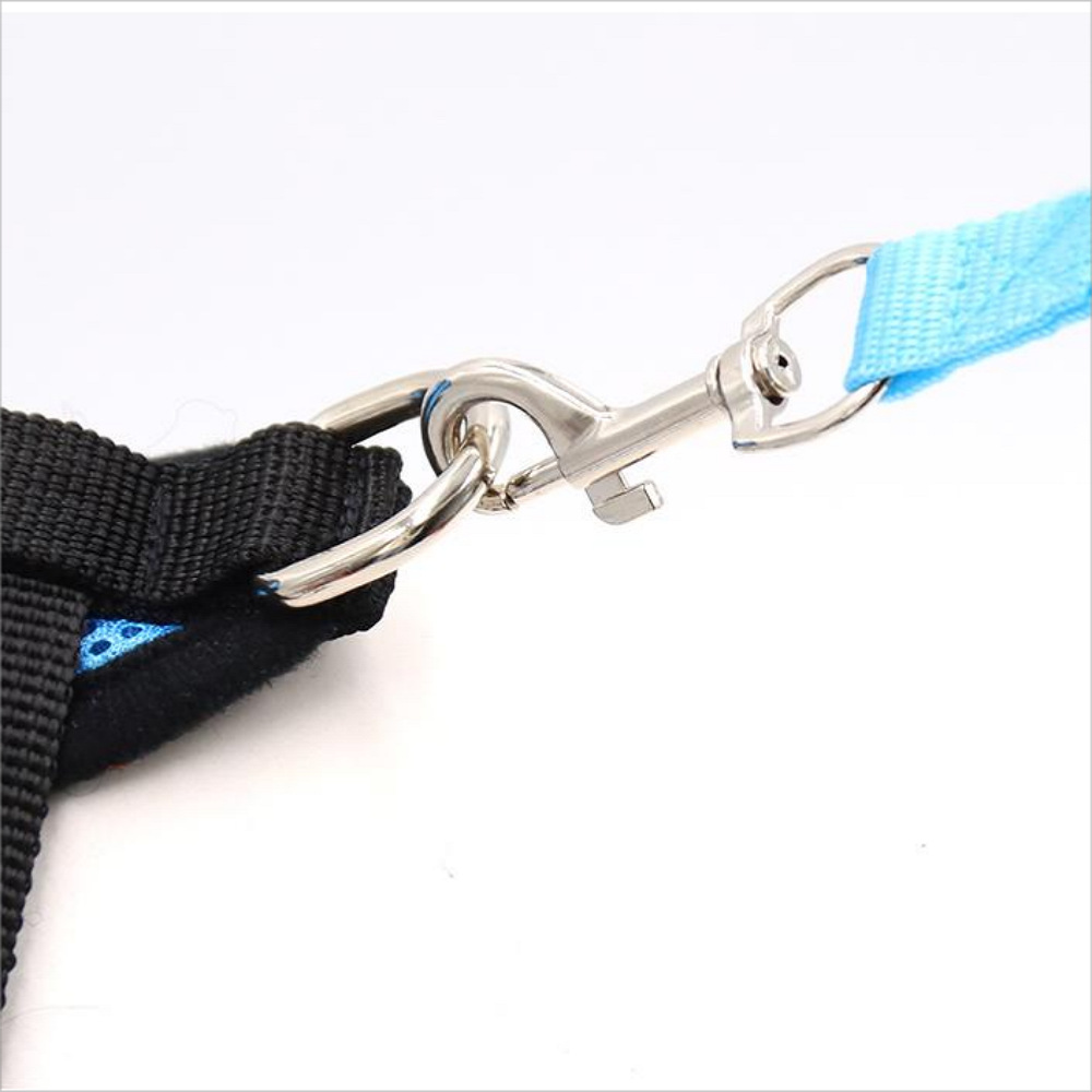 Portable pet chest and back for outdoor commuting dog leash, breathable and comfortable cat and dog chest and back pet leash details Picture