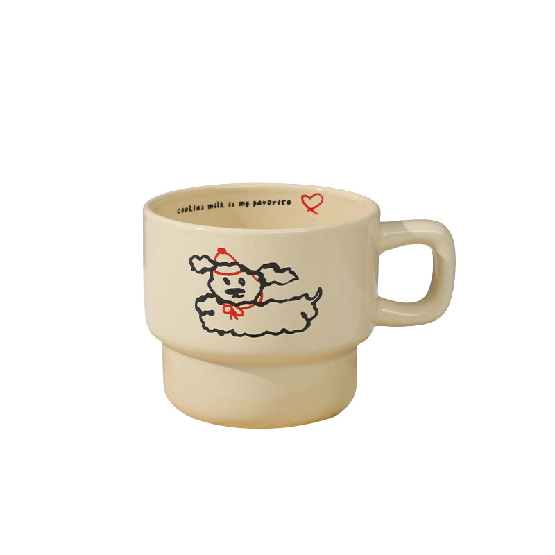 浮雕陶瓷杯/杯子/马克杯/陶瓷杯/咖啡杯陶瓷杯白底实物图