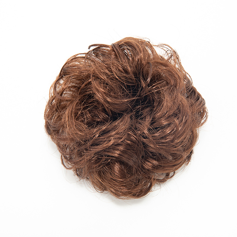 Manufacturers direct for Amazon fashion wig circle curly hair half bun fake hair bag fluffy curly hair bag thumbnail