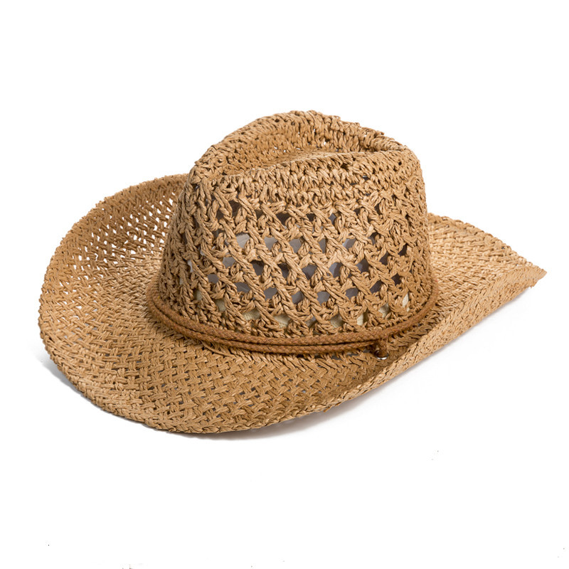 Outdoor Hat For Men The Summer Cowboy Straw Hat For Men Hiking Big Brimmed Sun Hat For Men Fishing Sun Hat Application Scenario