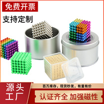 Cross-border Buck ball 216 decompression magnetic ball Bucky Ball Rubik's Cube Silver magnetic Rubik's Cube puzzle decompression toy