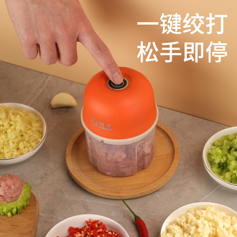 Wholesale of Yangzi Household Kitchen electric Small multi-functional food processor for mincing meat and garlic Specification image
